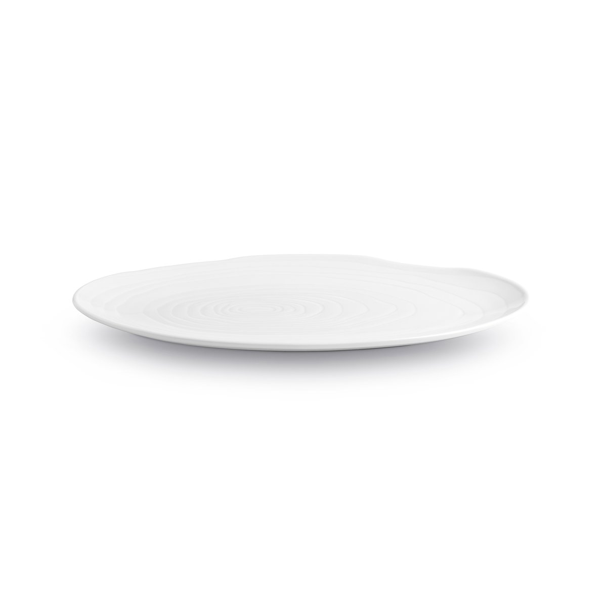 Pillivuyt - Boulogne tallerken oval 18 cm hvit