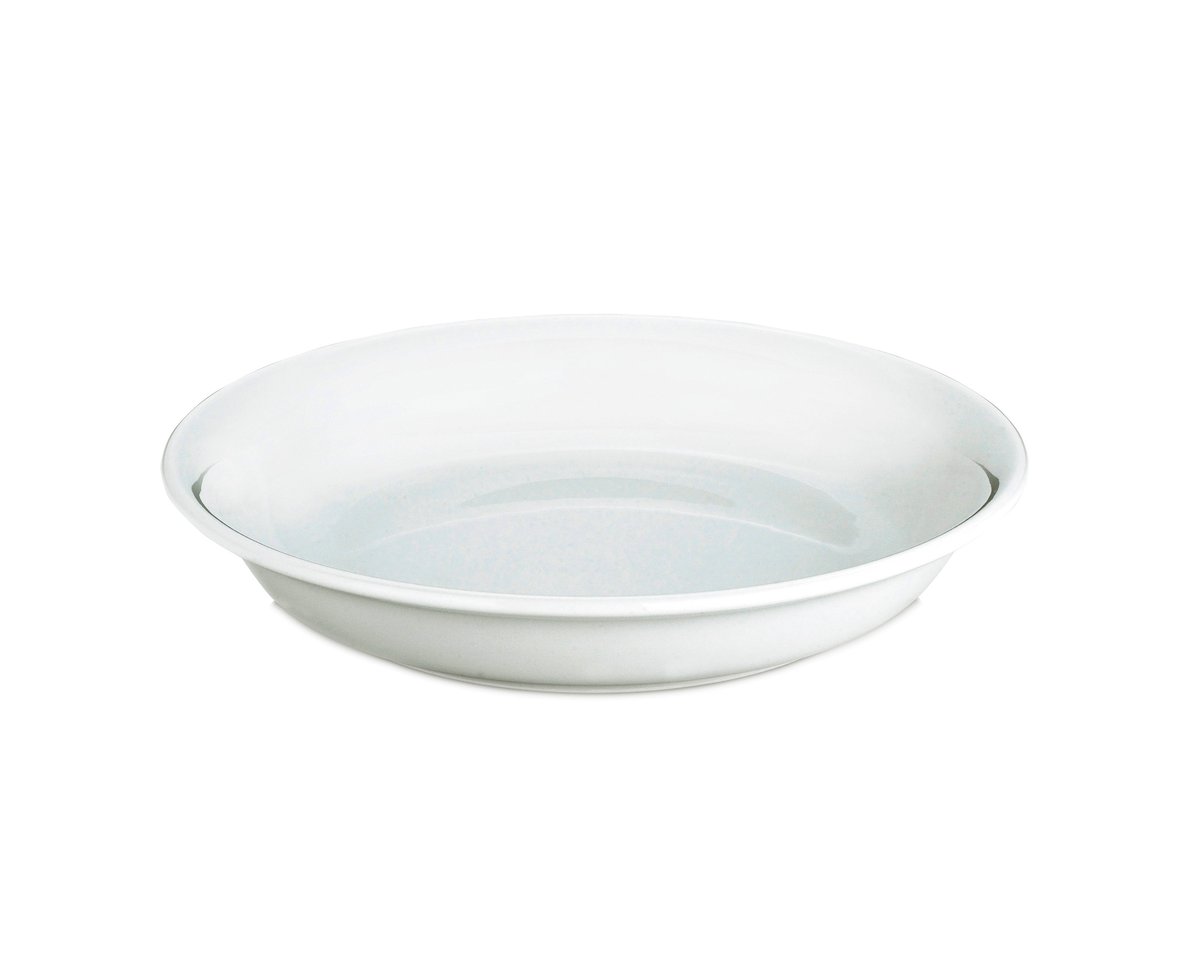 Bourges Plate deep Dia 21 cm White