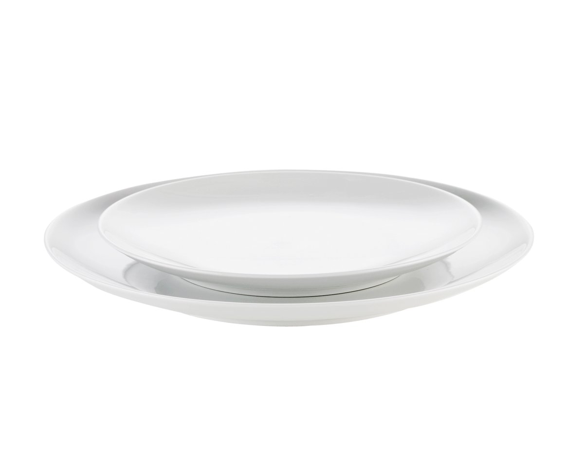 Plate flat Cecil 28 cm White