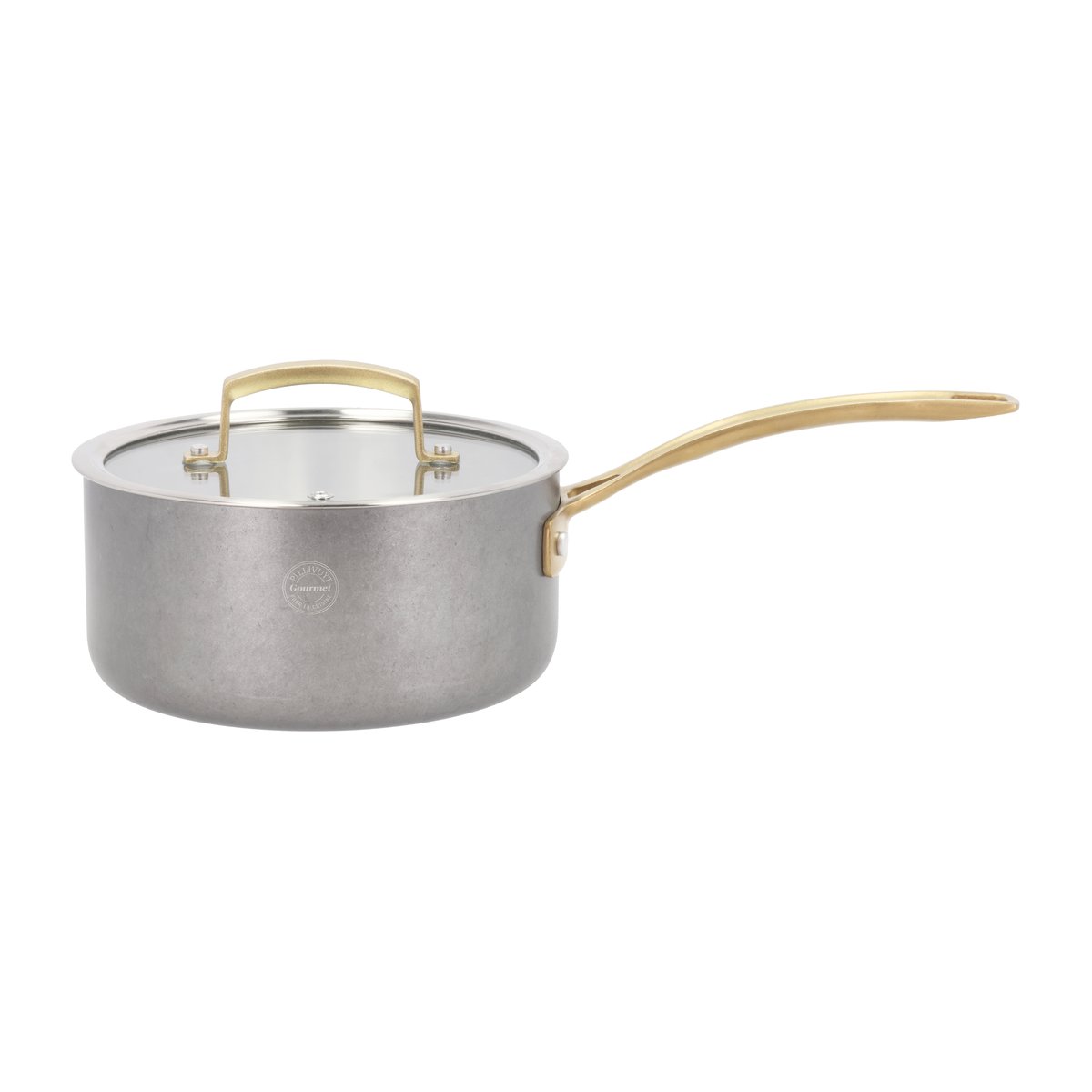 Pillivuyt Gourmet Durance Saucepan with Lid Dia 18 cm 2 litres Steel