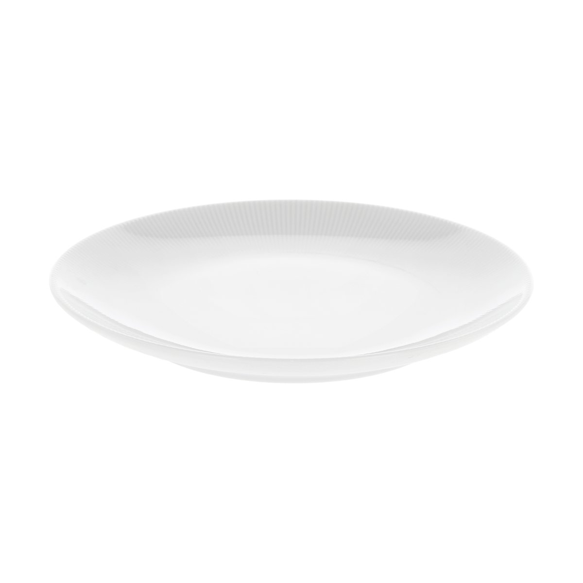 Pillivuyt Eventail flat asjett Ø21 cm Hvit