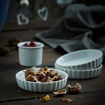 Pillivuyt paiform rund hvit - Ø 11 cm - Pillivuyt