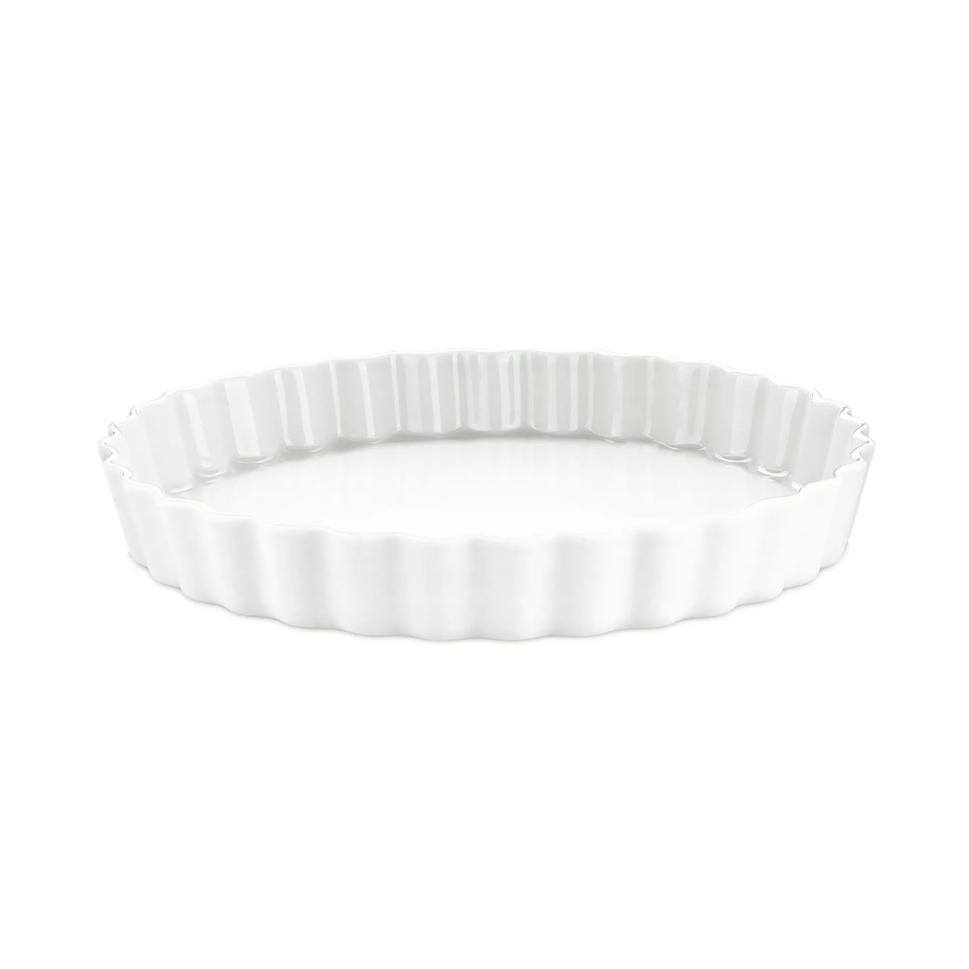Pillivuyt paiform rund hvit, Ø 25 cm Pillivuyt