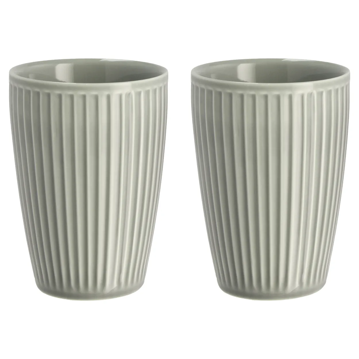 Pillivuyt Plissé Termokrus 25 cl 2-pakning Arctic ice