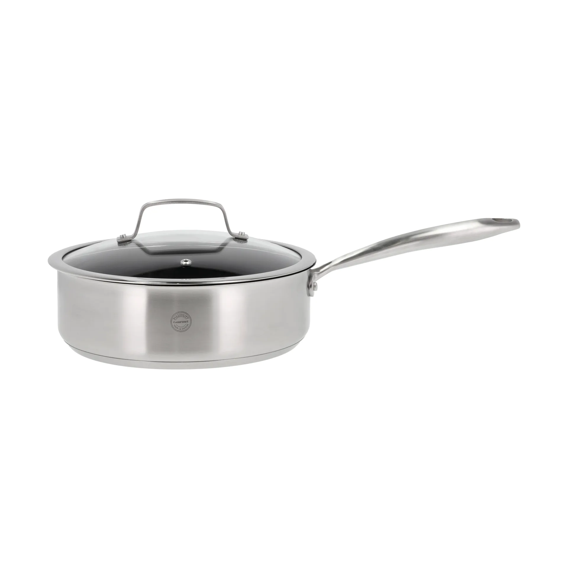 Roya traktørpanne keramisk non-stick 24 cm, Rustfritt stål Pillivuyt