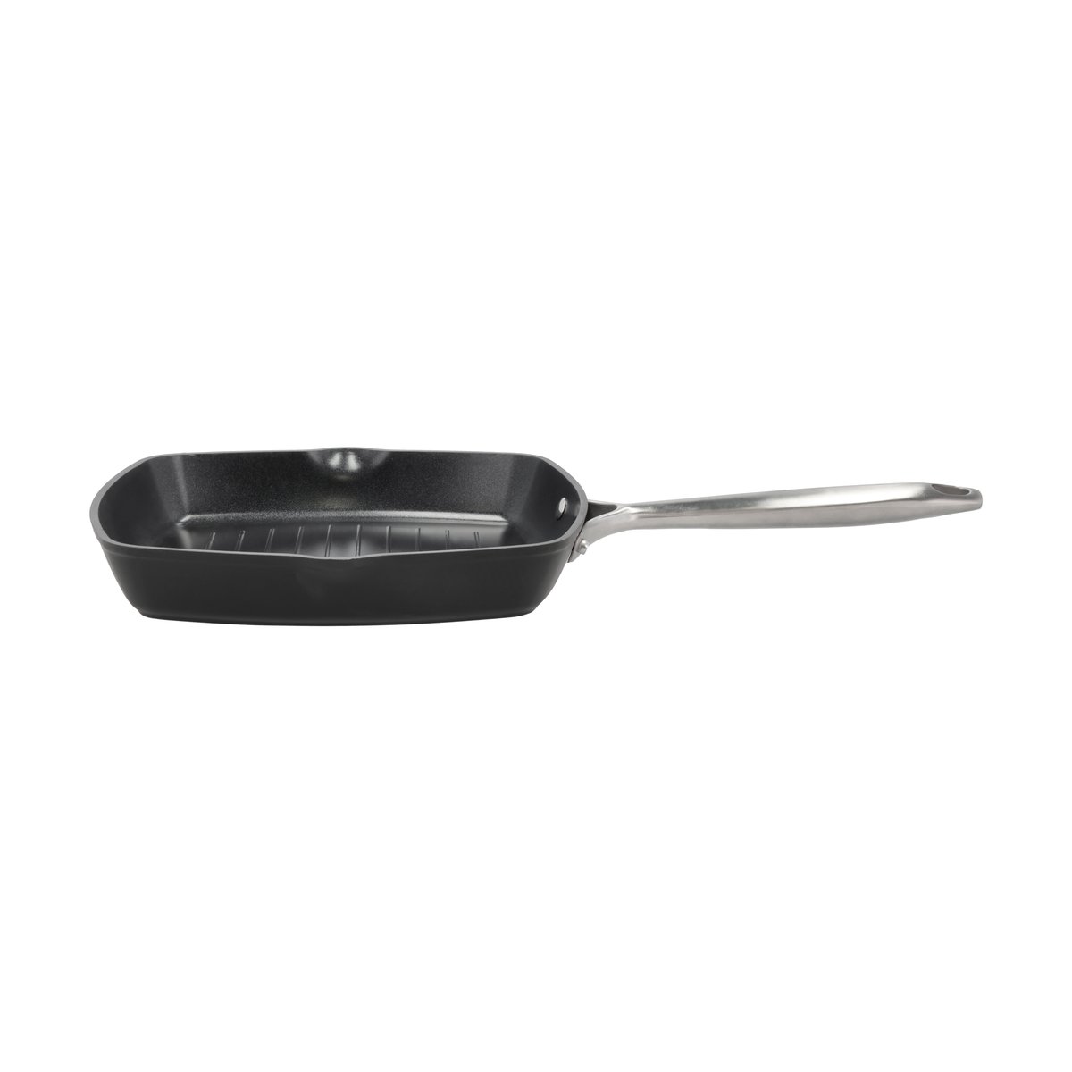 Pillivuyt Travo grillpanne keramisk non-stick 24x24 cm Svart-aluminium