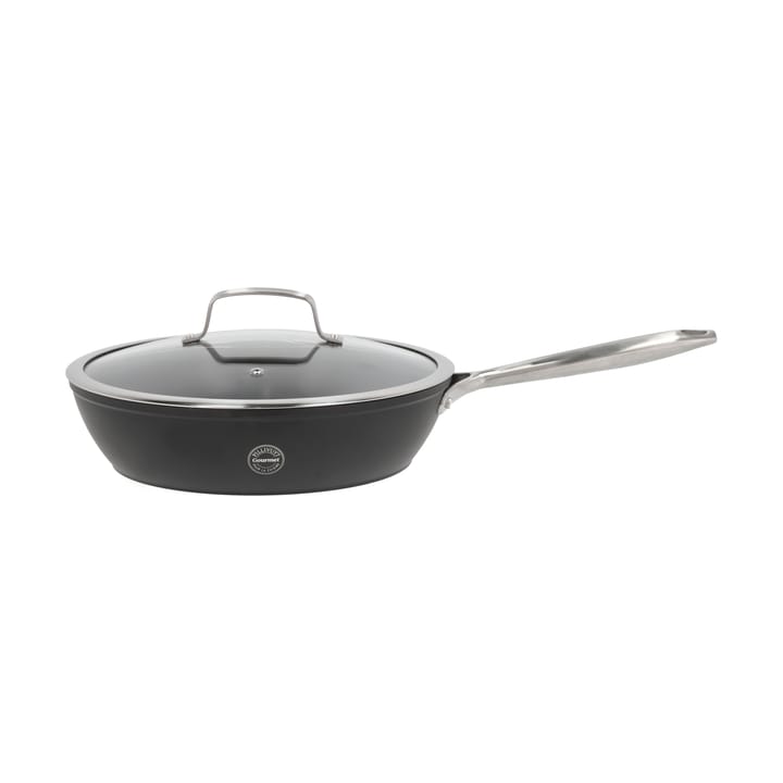 Travo traktørpanne keramisk non-stick 28 cm - Svart-aluminium - Pillivuyt