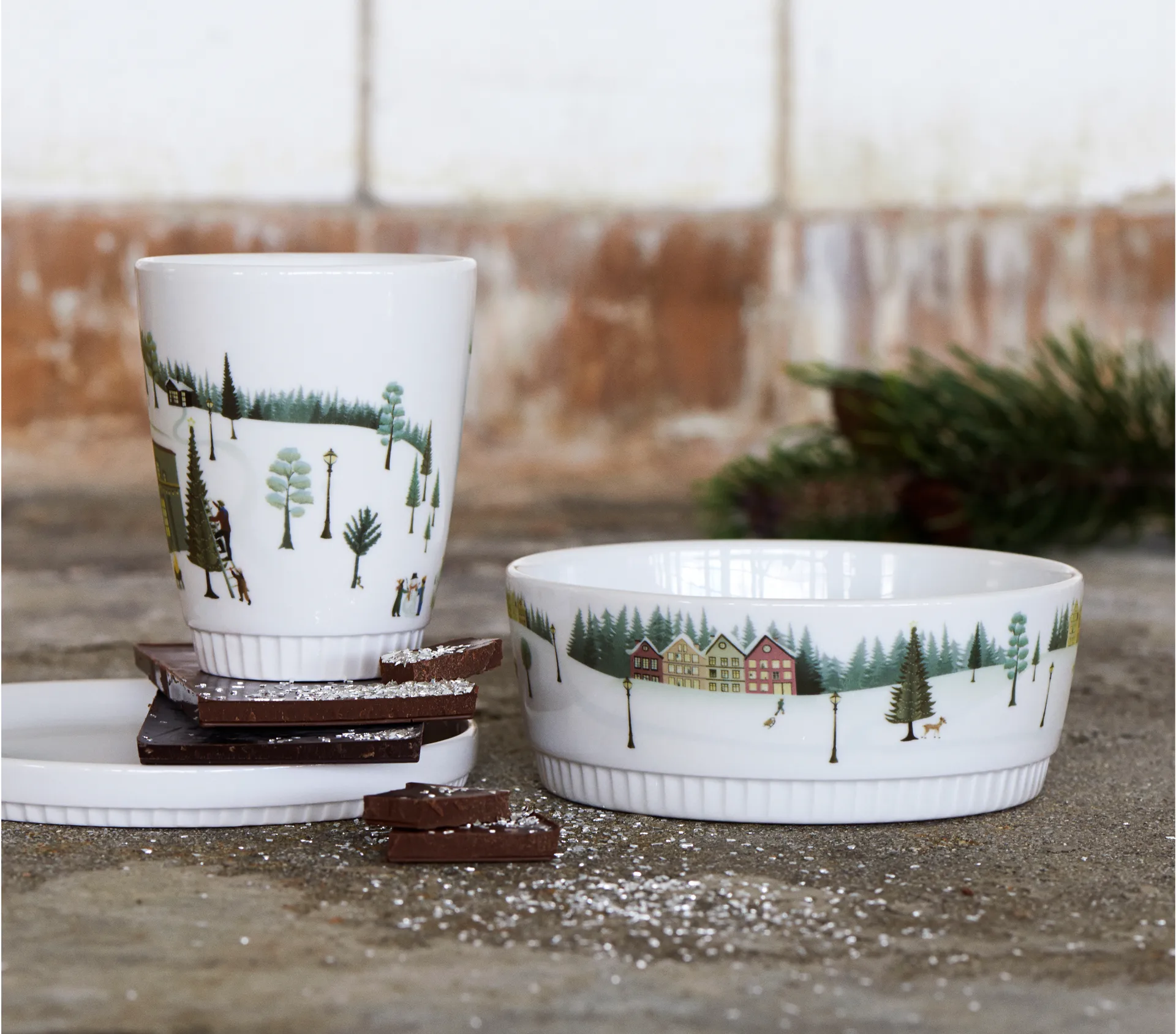 Vinter skål 0,5 L, Hvit Pillivuyt