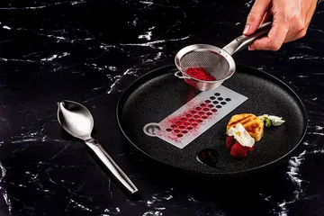 Plate-it dekorasjonssil - Rustfritt stål - Plate It