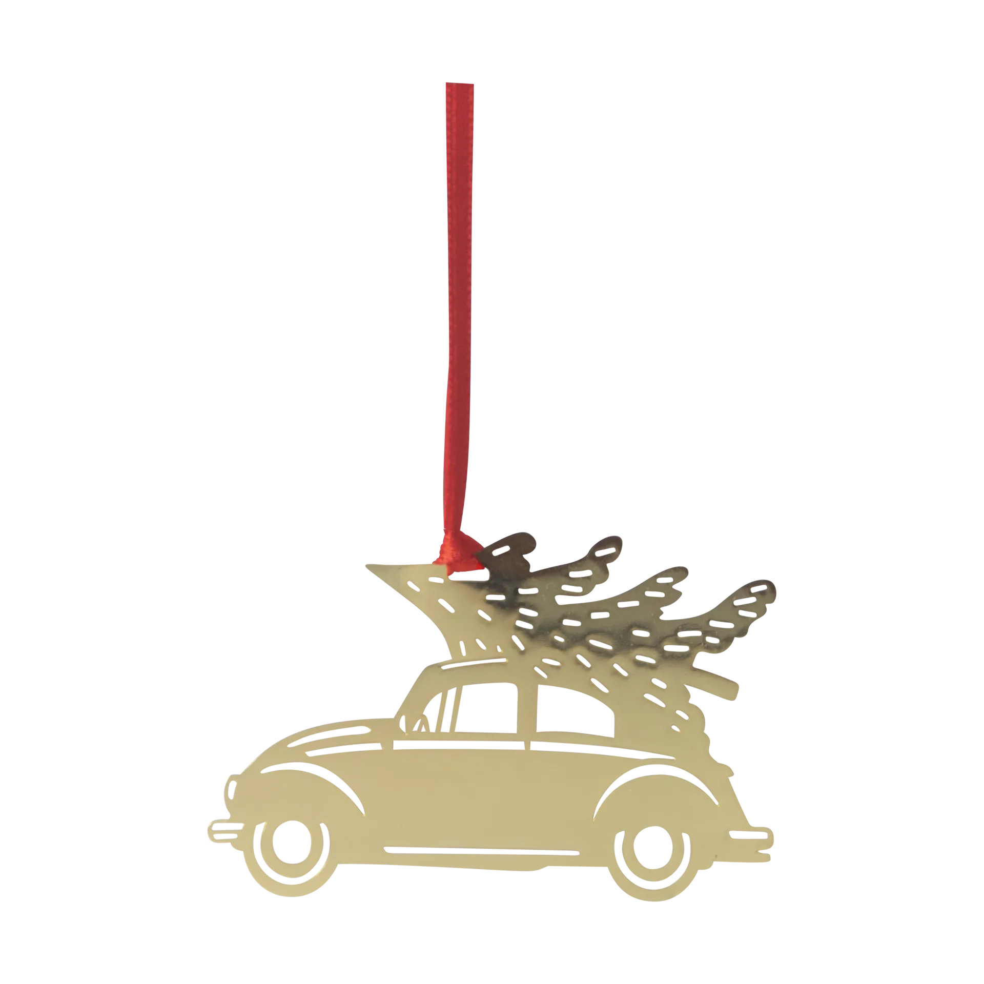 Christmas car juletreanheng, Gull Pluto Design