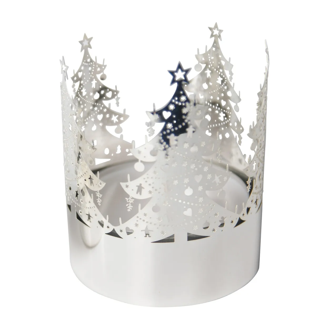 Pluto Design Gran lyslykt medium Sølv