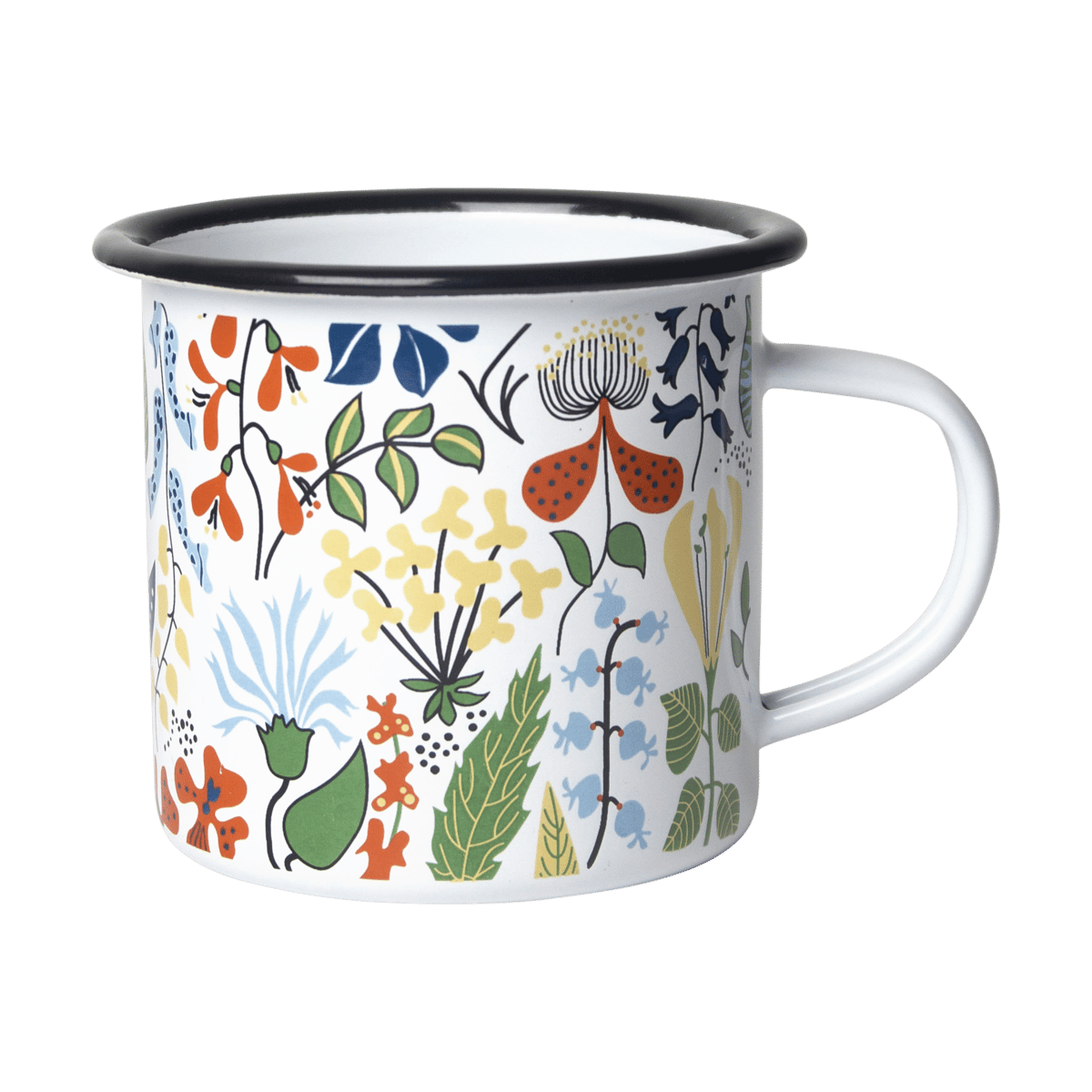 Pluto Design Herbarium emaljekrus Hvit-multi