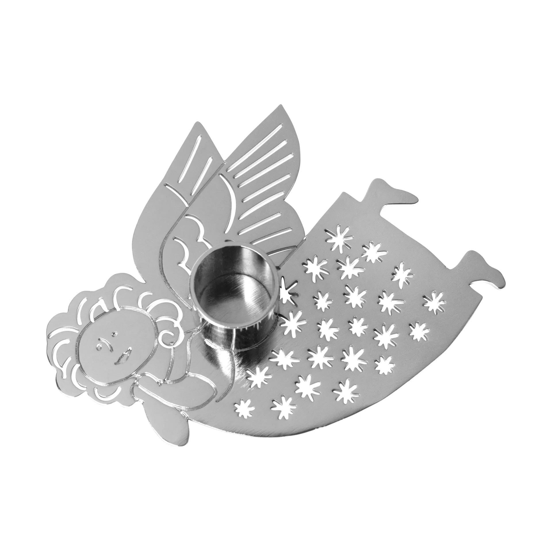 Lisa Larson Hanna lysestake, Sølv Pluto Design