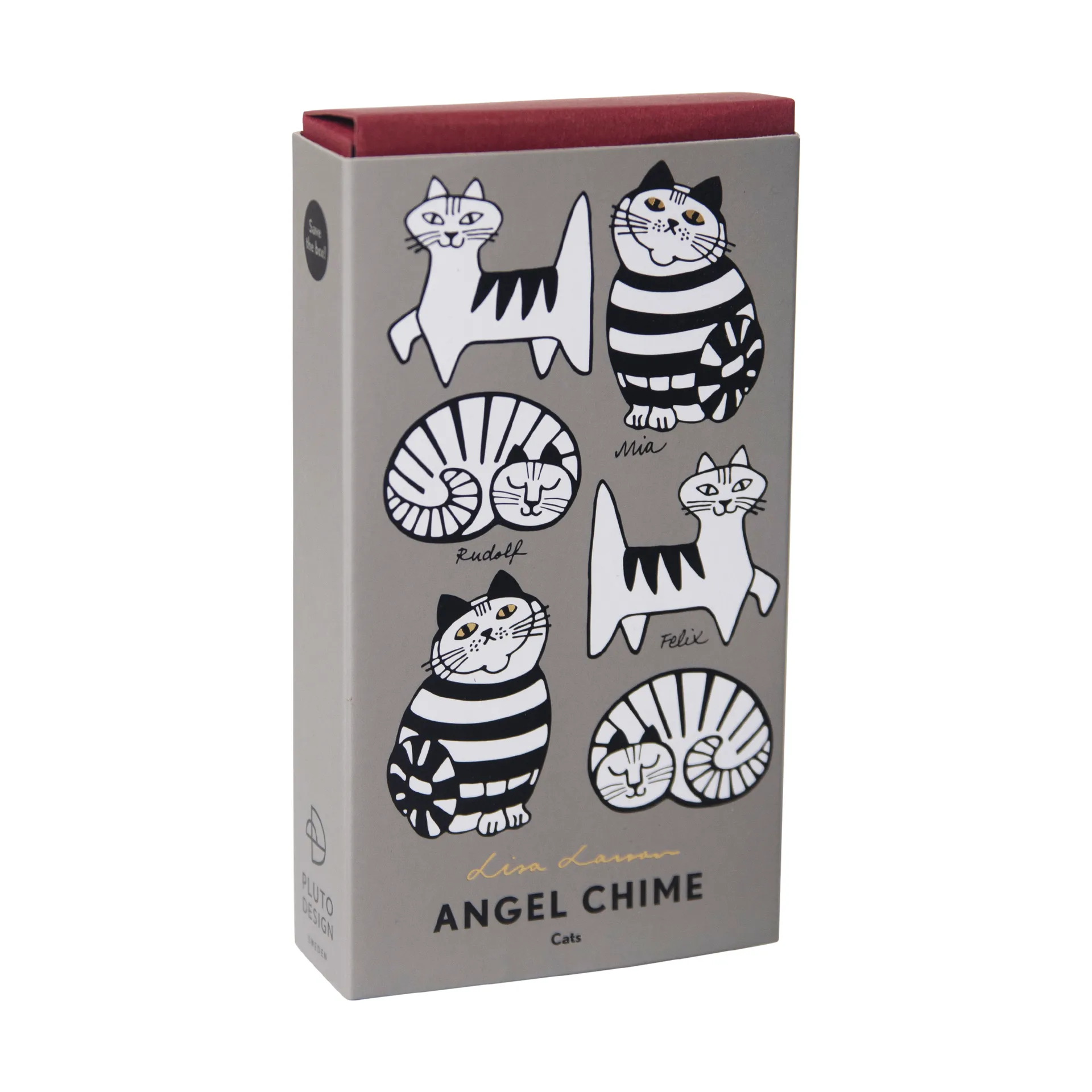 Lisa Larson katter englespill, Gull Pluto Design