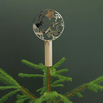 Pluto juletrestopp med motiv - Hjort - Pluto Design