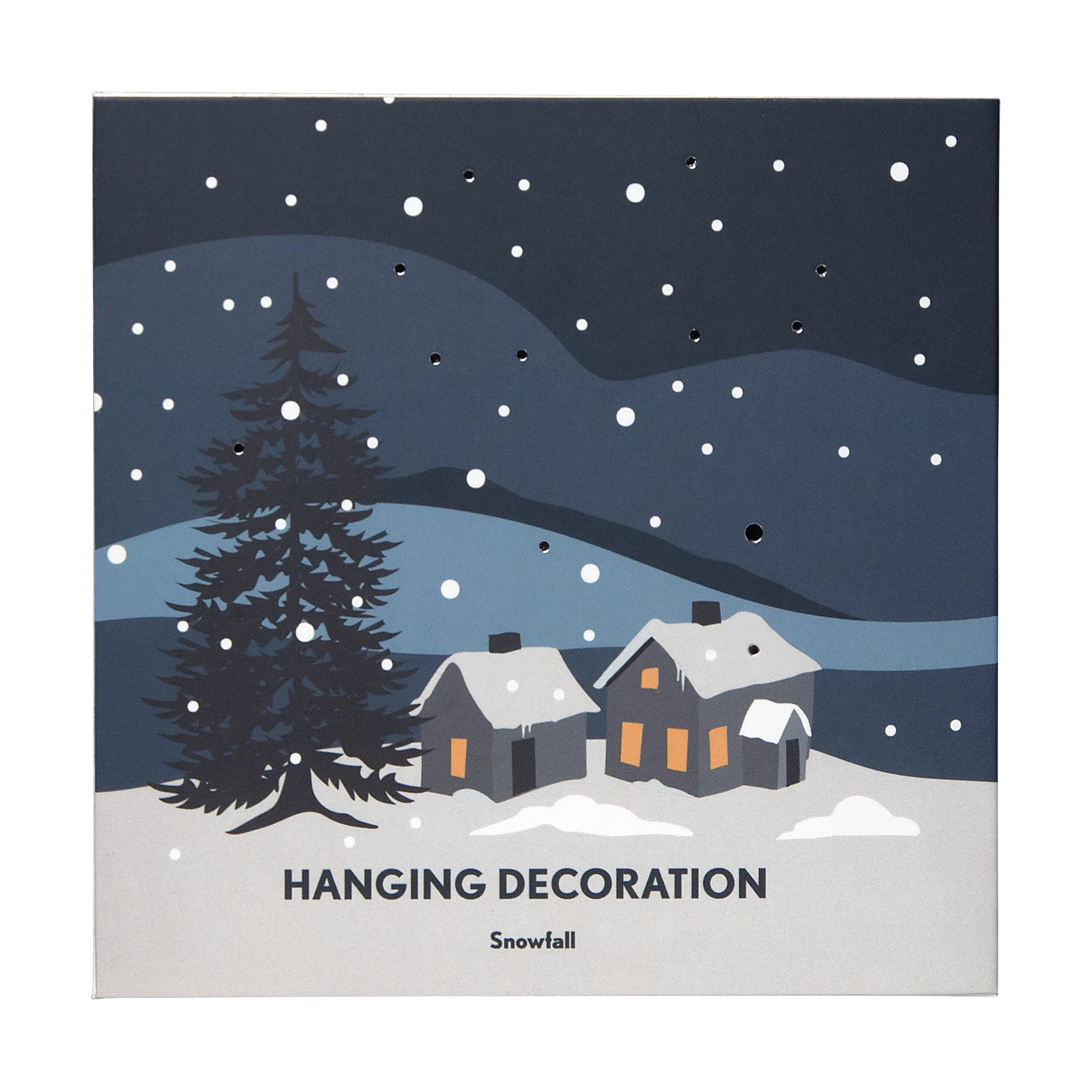Snow fall juleanheng, Sølv Pluto Design
