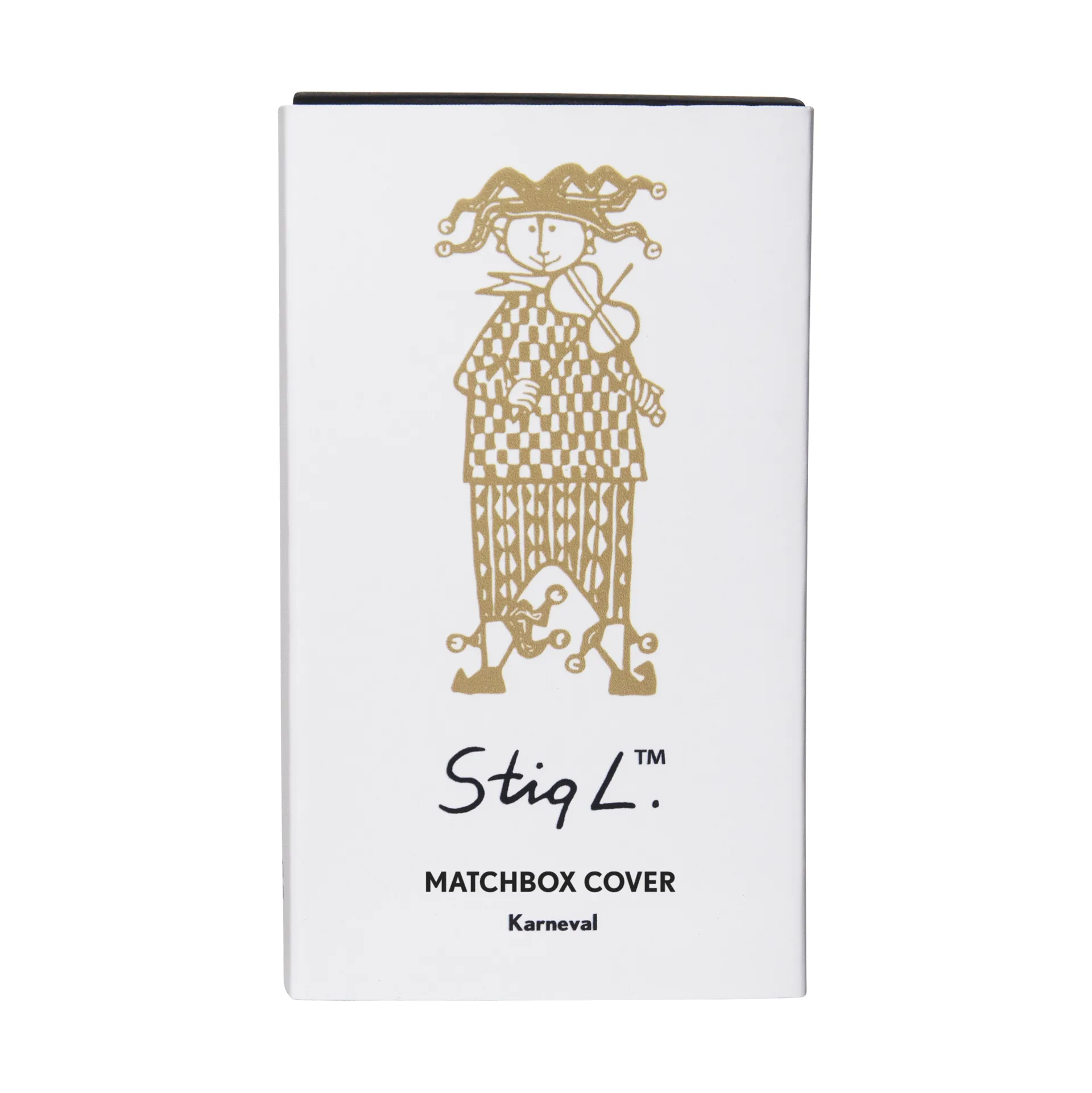 Stig Lindberg Karneval fyrstikkeske, Gull Pluto Design