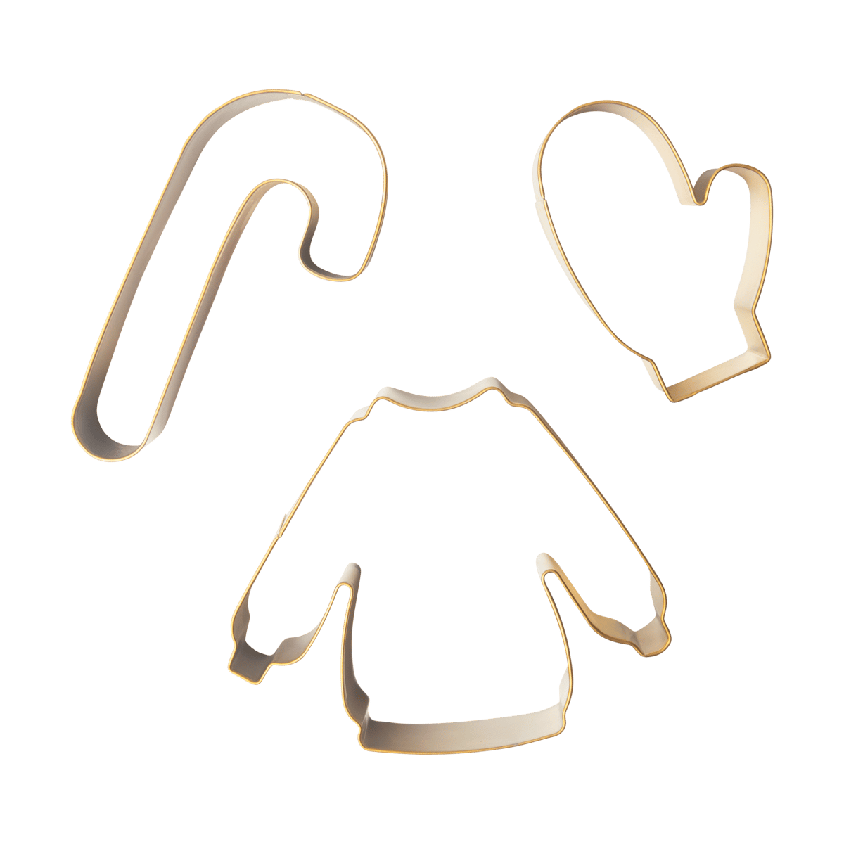 Pluto Design Winter pepperkakeform 3 deler Gull