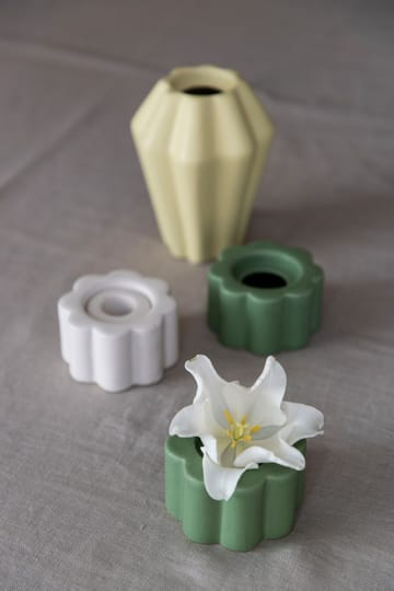 Birgit vase/lysestake 5 cm - Olive - PotteryJo