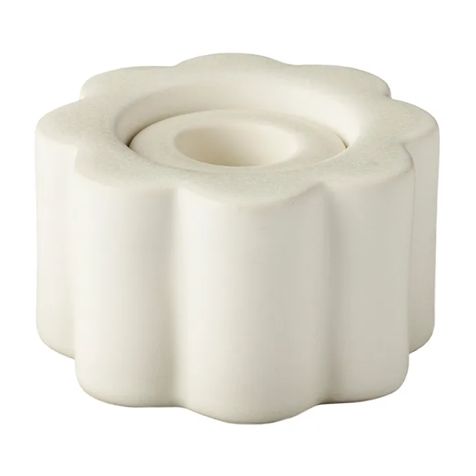 PotteryJo Birgit vase/lysestake 5 cm Shell