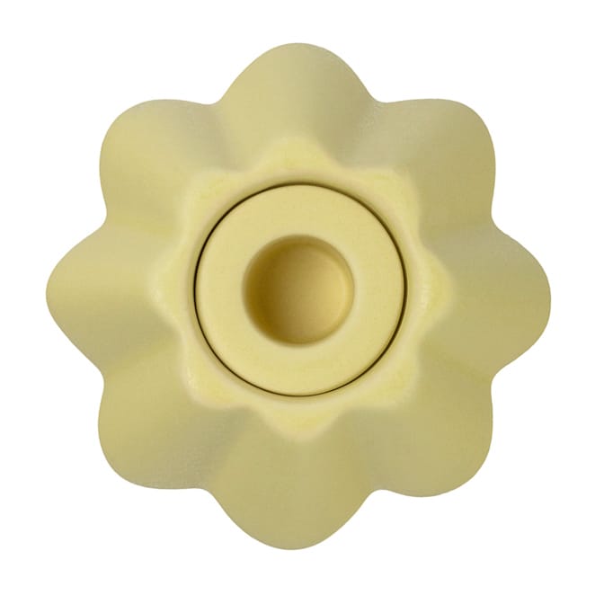Birgit vase/lysholder 14 cm, Pale Yellow PotteryJo