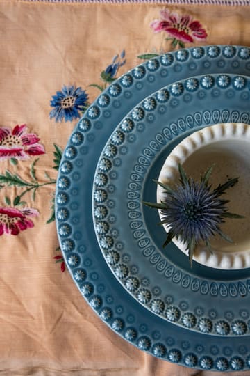 Daisy desserttallerken Ø22 cm 2-stk. - Dusty blue - PotteryJo