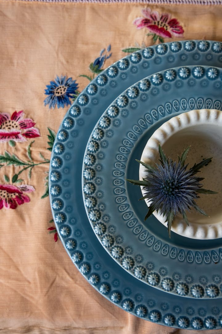 Daisy desserttallerken Ø22 cm 2-stk., Dusty blue PotteryJo