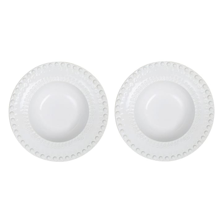 Daisy dyp tallerken Ø 21 cm 2-stk., White (hvit) PotteryJo