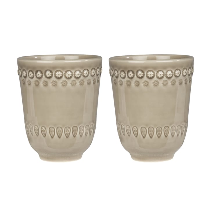 Daisy kopp 35 cl 2-stk., Greige (beige) PotteryJo