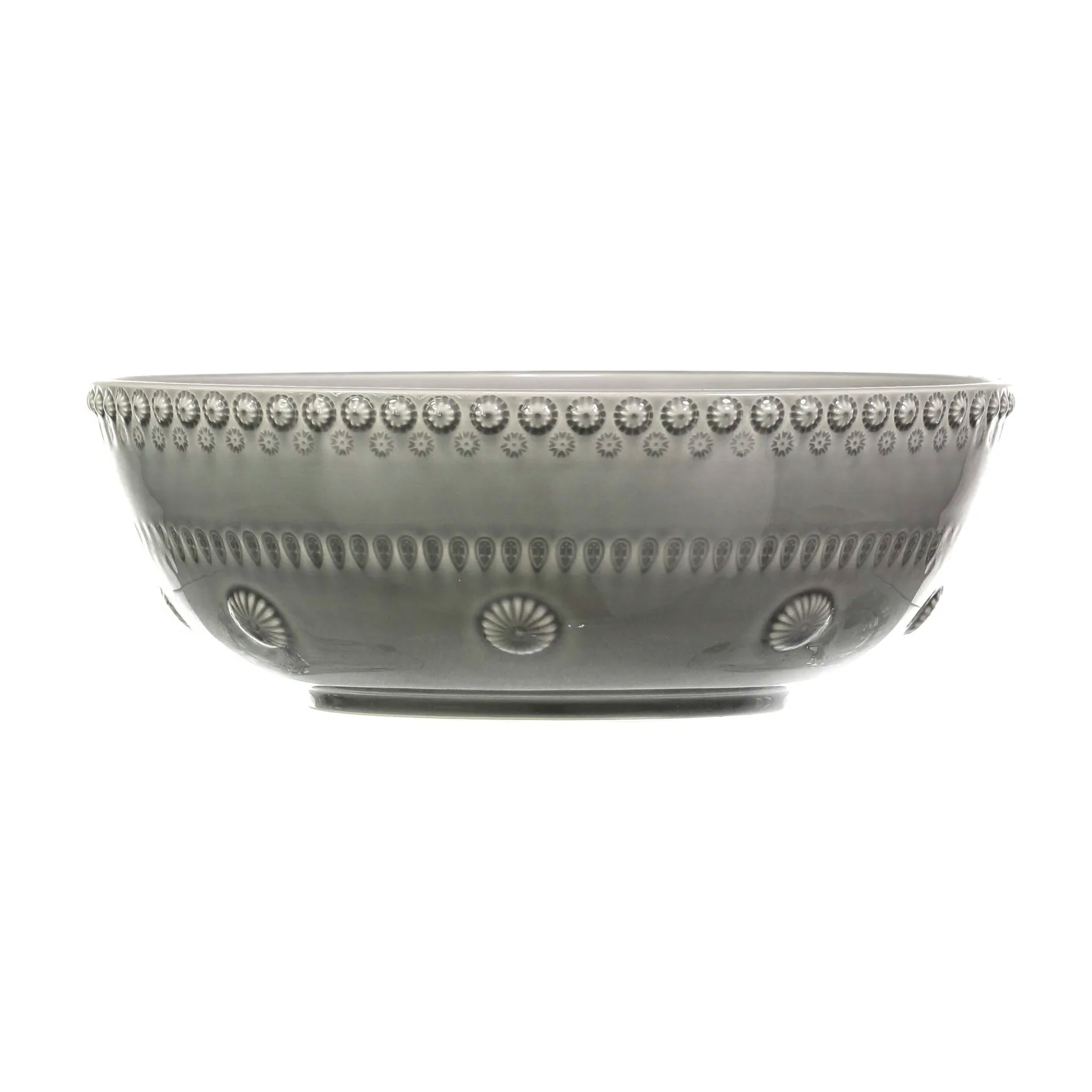 Daisy salatskål Ø 23 cm, Soft grey PotteryJo
