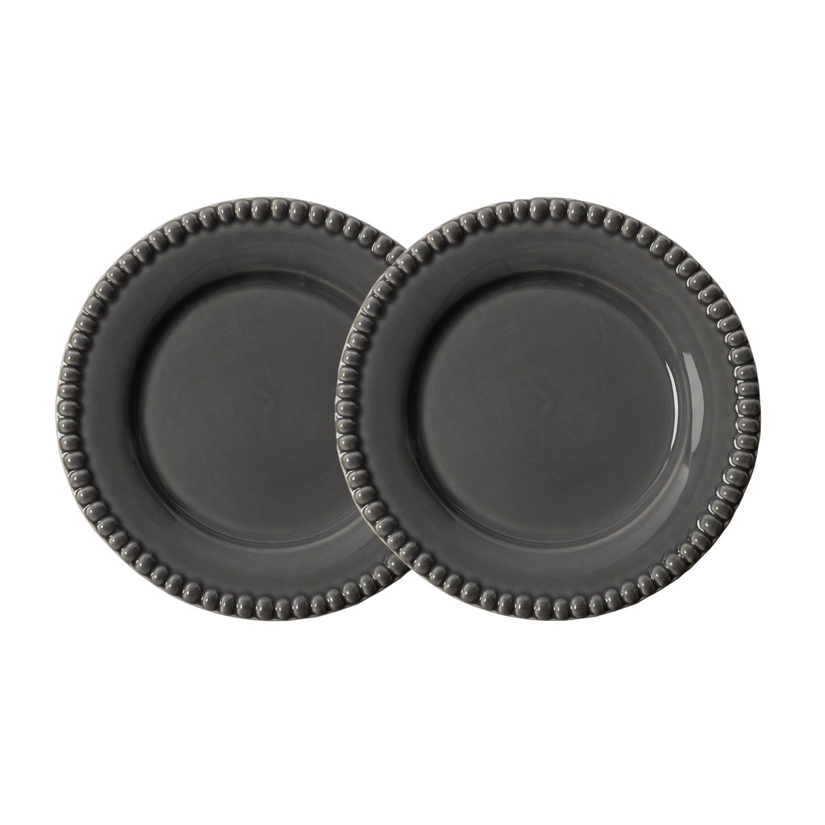 PotteryJo Daria desserttallerken Ø22 cm 2-stk. Clean grey