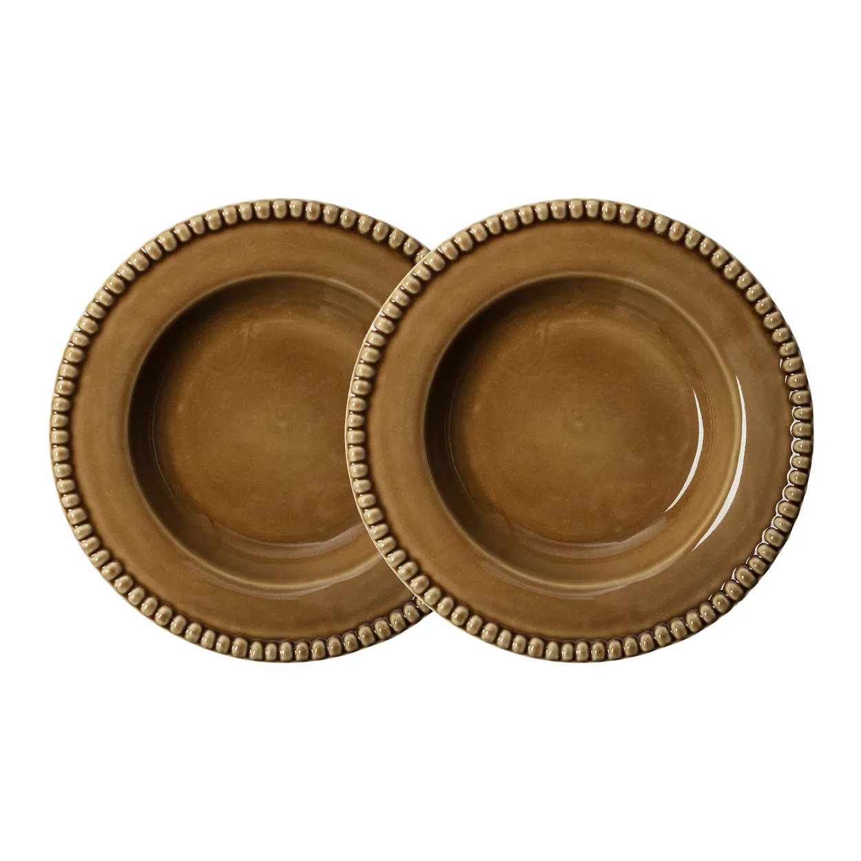 PotteryJo Daria dyp tallerken Ø26 cm 2-stk. Umbra