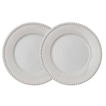 Daria middagstallerken Ø28 cm 2-stk. - Cotton white shiny - PotteryJo