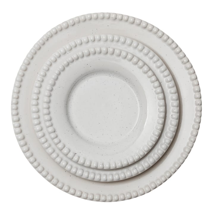 Daria middagstallerken Ø28 cm 2-stk., Cotton white shiny PotteryJo