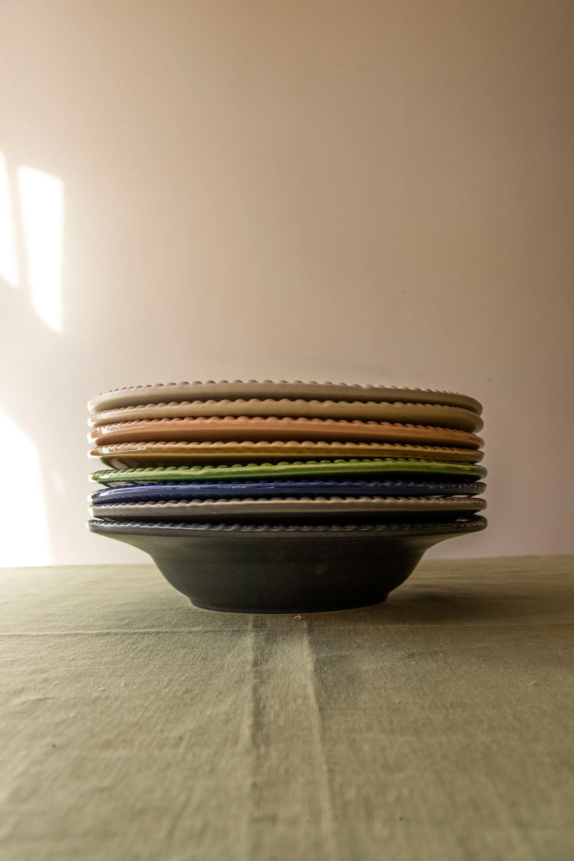 Daria pastatallerken Ø 35 cm, Moss PotteryJo