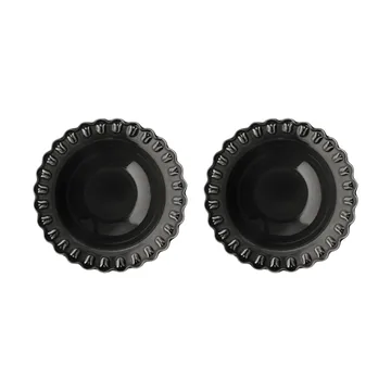 Tulipa dyp tallerken Ø23 cm 2-pack - Almost black - PotteryJo