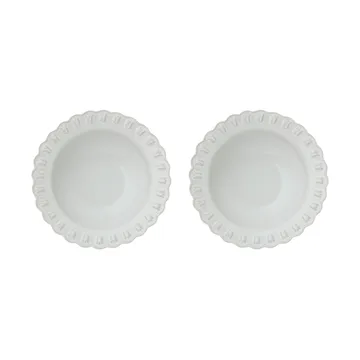 Tulipa dyp tallerken Ø23 cm 2-pack - White - PotteryJo