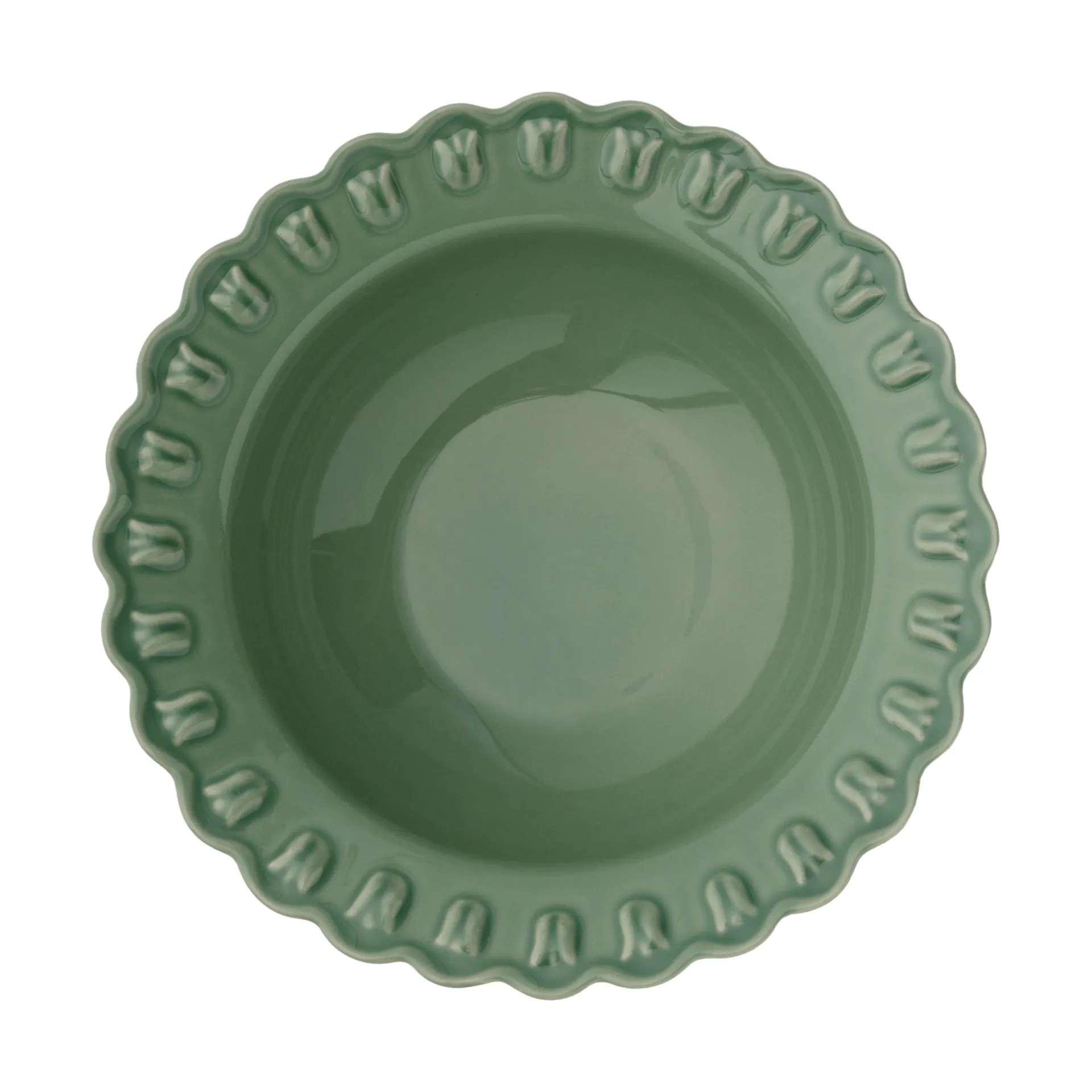 Tulipa dyp tallerken small Ø17 cm 2-pack, Verona green PotteryJo