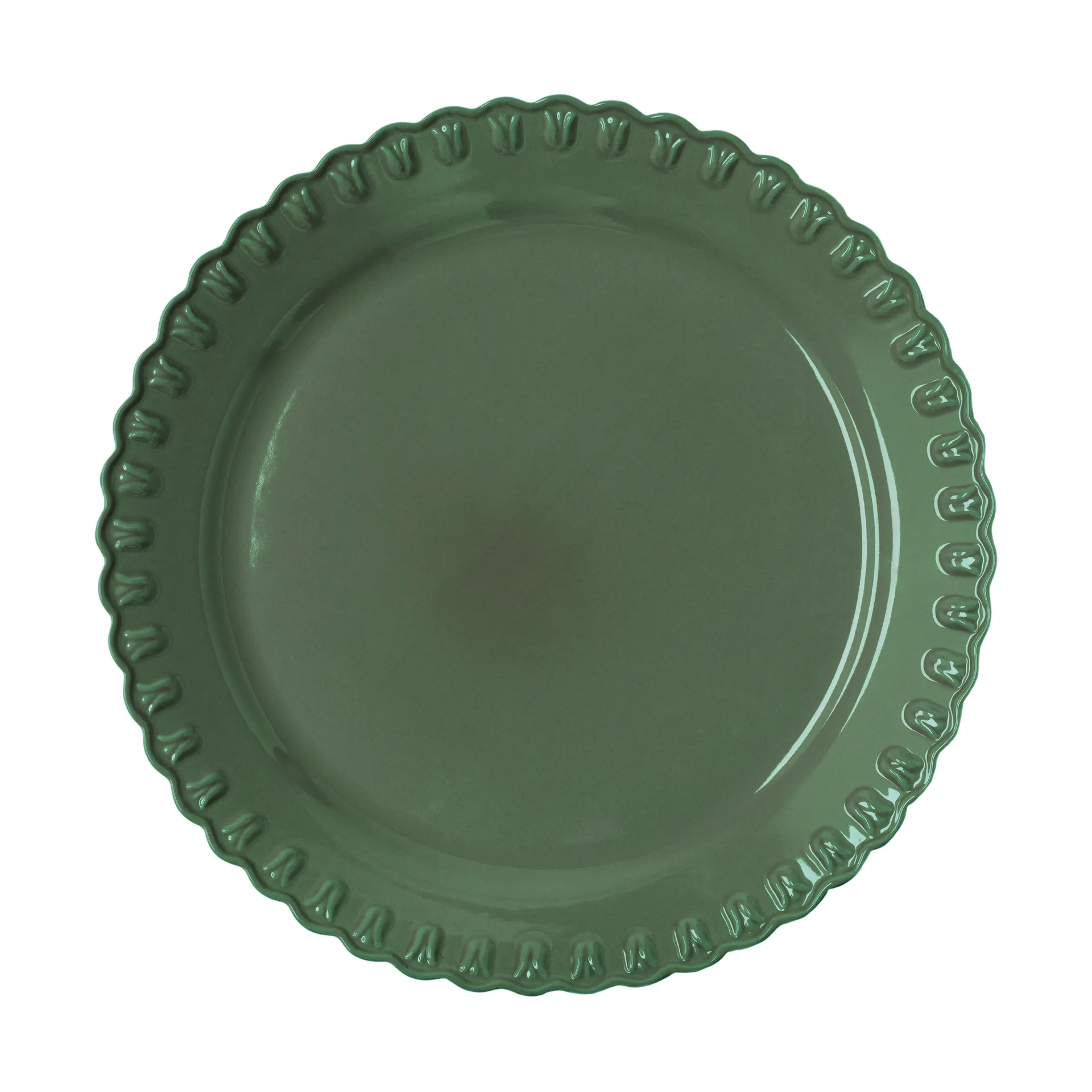 Tulipa serveringsfat Ø37 cm, Verona green PotteryJo