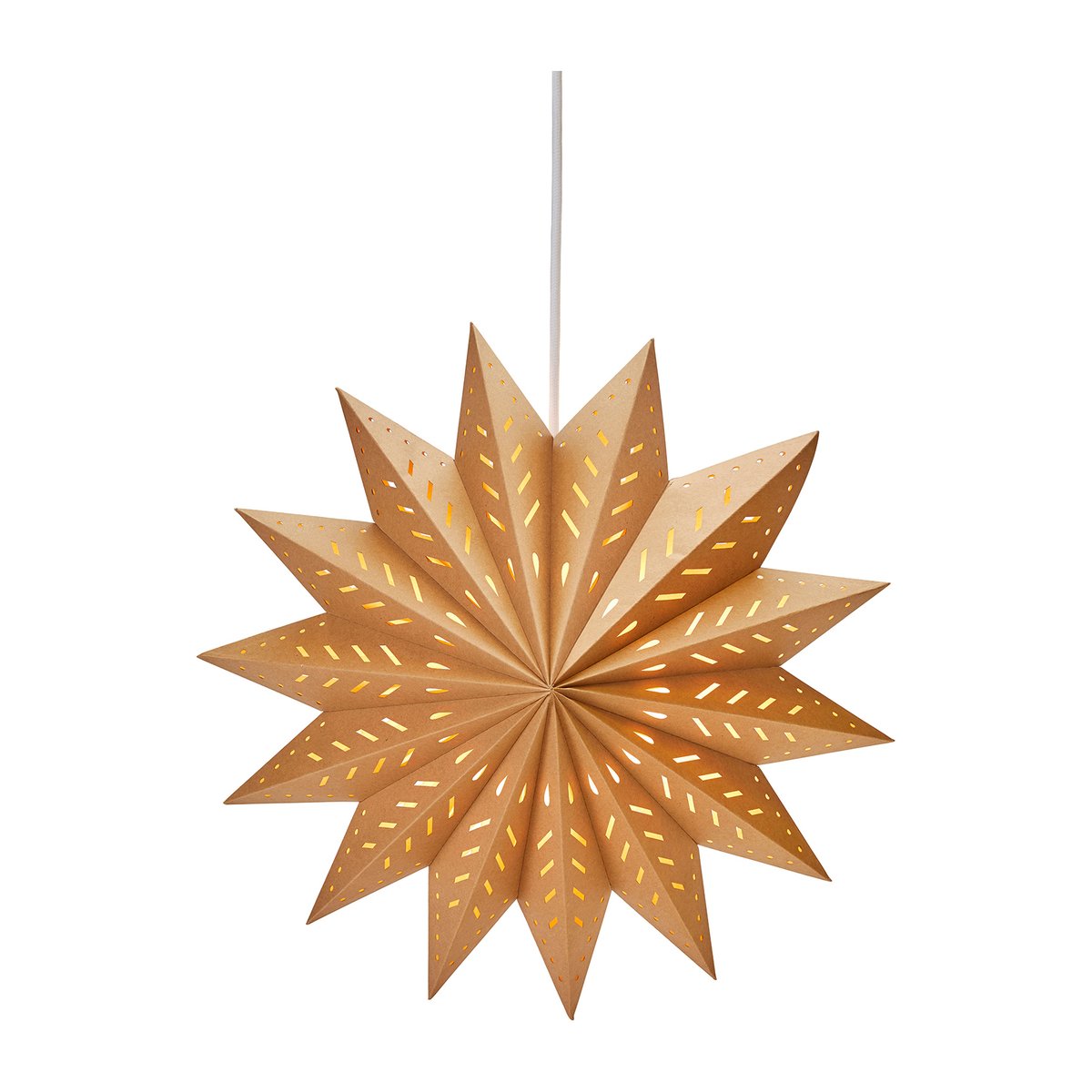 PR Home Alfa adventsstjerne brun 60 cm
