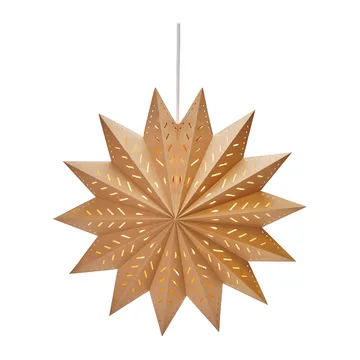 Alfa adventsstjerne brun - Brun, 50 cm - PR Home