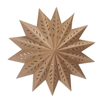 Alfa adventsstjerne brun - Brun, 50 cm - PR Home