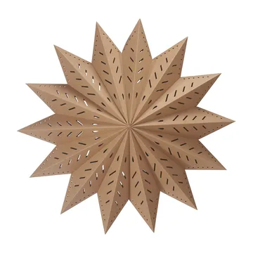 Alfa adventsstjerne brun - Brun, 60 cm - PR Home