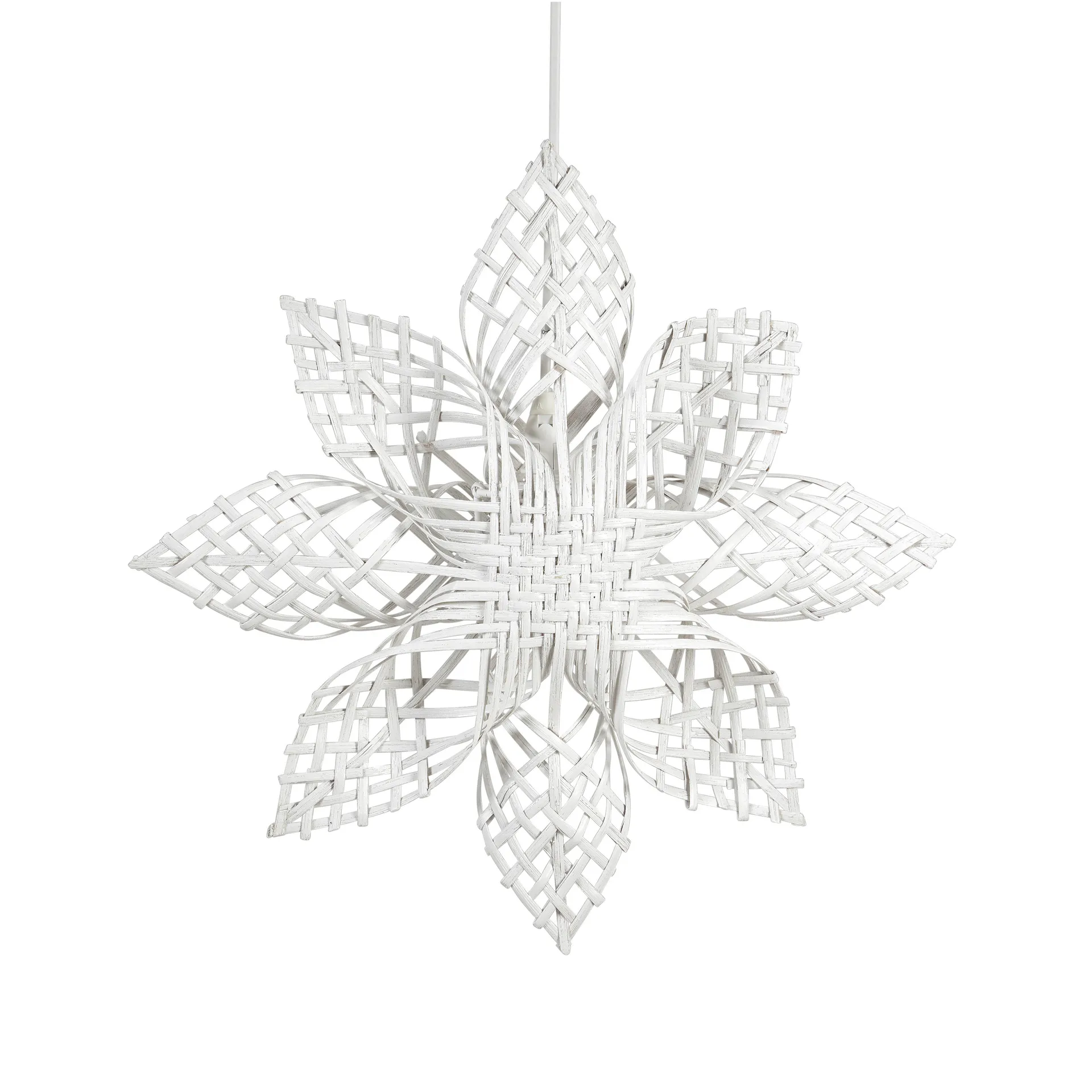 Anna julestjerne hvit, 45 cm PR Home