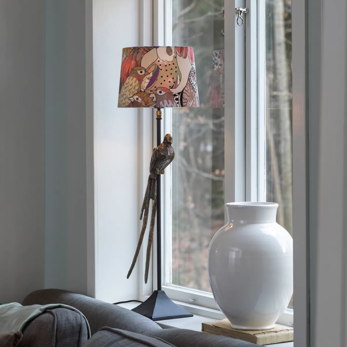 Birdie lampefot 70 cm, Svart-messing PR Home