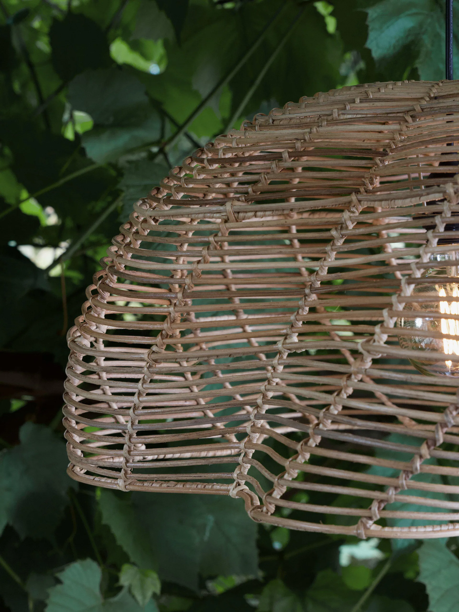 Mayla pendel for utendørsbruk, Natur, Ø53x32 cm PR Home