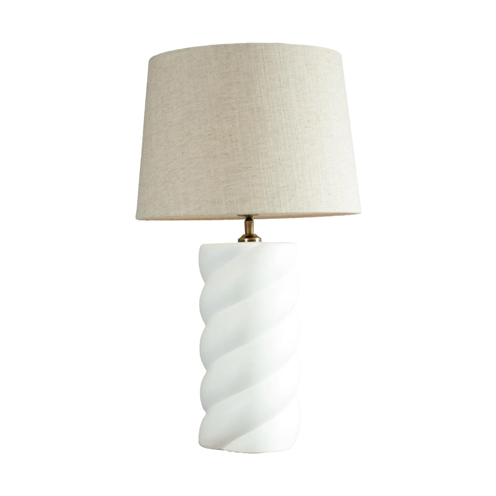Spin bordlampe, Hvit-beige PR Home