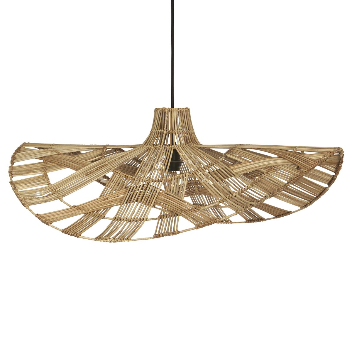 Wella taklampe rotting 81 cm Natur