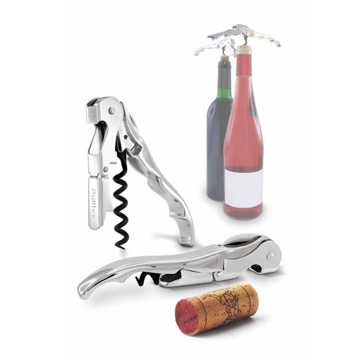 Pulltaps Classic vinåpner med hylster - Rustfritt stål - Pulltex