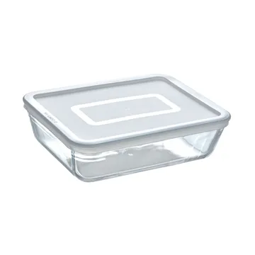 Cook & Freez rektangulært fat med lokk - 22x17 cm - Pyrex